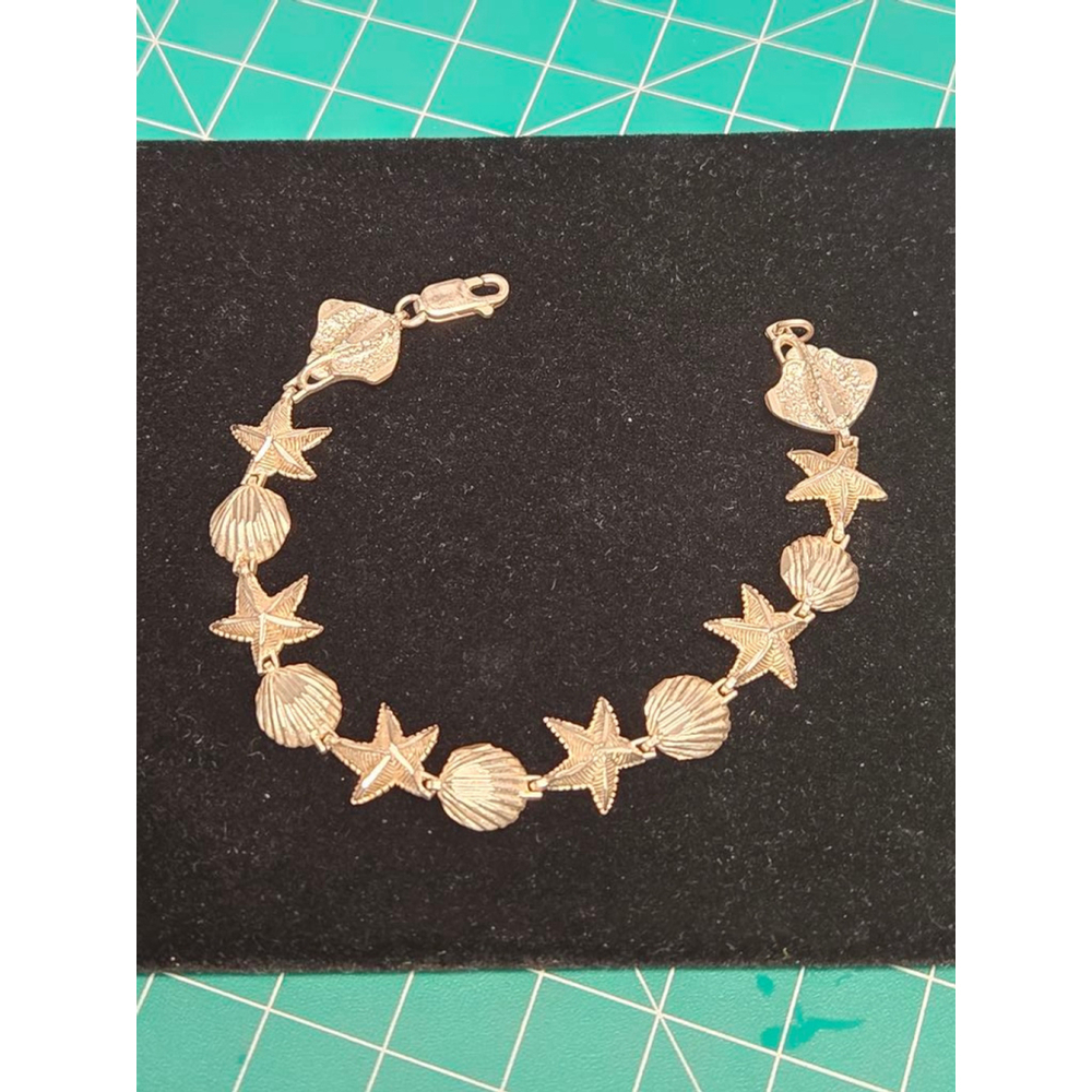 Bracelet 925 sea vibes sea stars ray shell